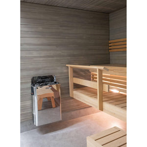 Harvia The Wall 8 kW Premium Electric Sauna Heater w/ Built-In Controls - SWS80