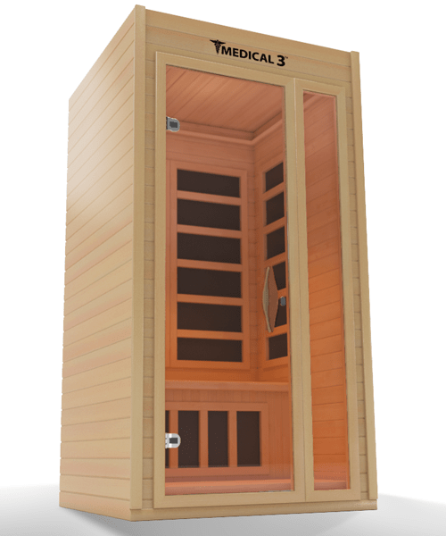 Medical Breakthrough Saunas - Medical 3™ 1 Person Indoor Infrared Sauna - Fitness Recovery Lab
