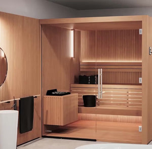 Auroom Libera Glass Indoor Premium Designer Sauna