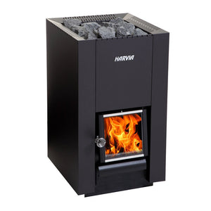 Harvia Linear 16 WK160C Wood-Burning Sauna Stove / Heater