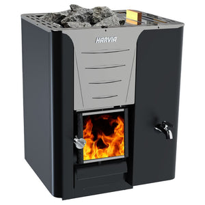 Harvia Pro 20 RS Wood-Burning Sauna Stove / Heater w/ Water Tank