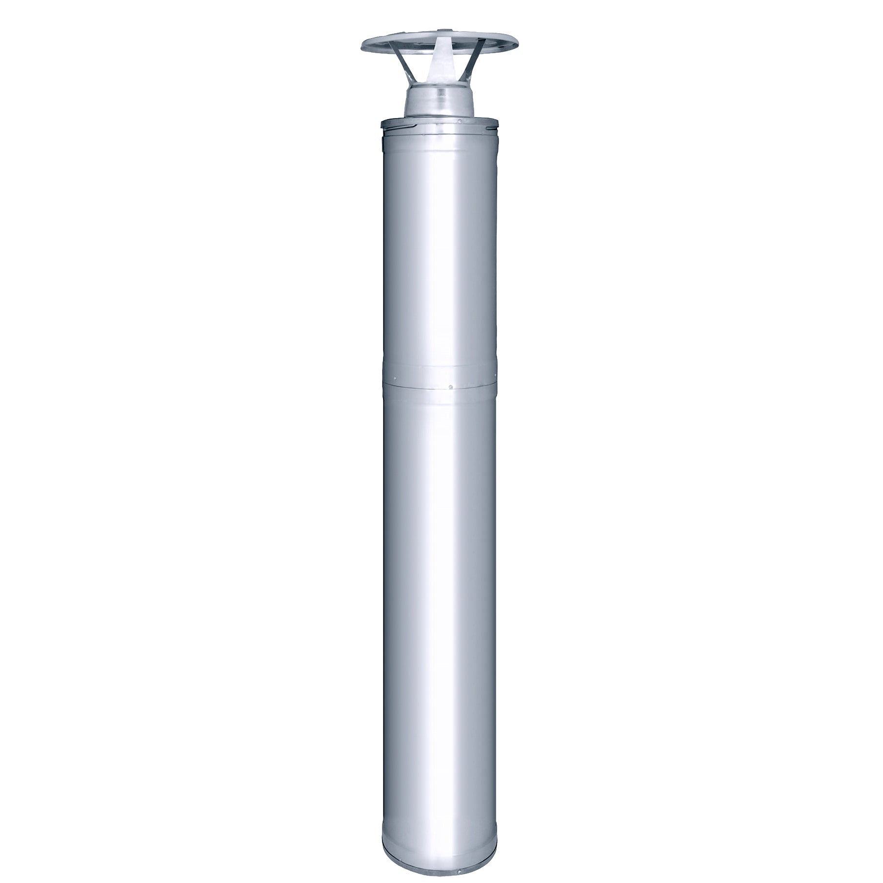 Harvia Chimney Kit for Wood-Burning Stove / Heater WHP1500, 1500mm, Stainless Steel - Fitness Recovery Lab