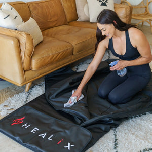 HEALiX Portable Infrared Sauna Blanket / Bag For Home & Travel - Zero EMF - Fitness Recovery Lab