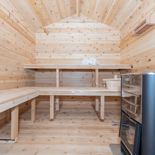 Dundalk Georgian Outdoor Cabin Sauna | 2-6 persons (CTC88W) - Fitness Recovery Lab
