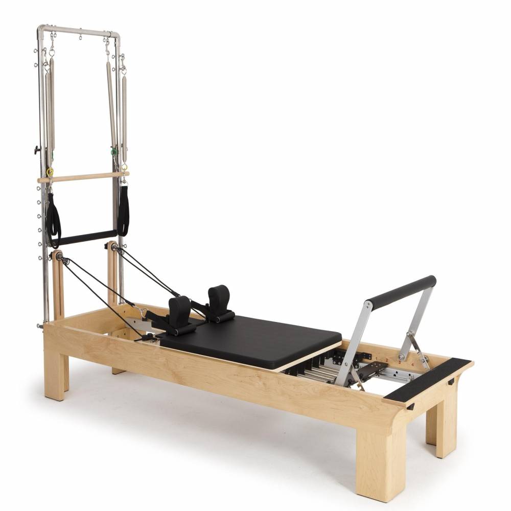 Elina Pilates Physio Wood Reformer Machine with Tower - Fitness Recovery Lab