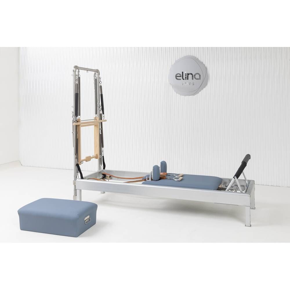 Elina Pilates Classic Aluminium Reformer 86&quot; with Tower - Pilates Reformers Plus