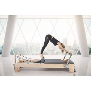 Elina Pilates Elite Wood Reformer Machine with Tower