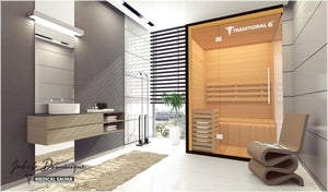Medical Breakthrough Saunas - Traditional 6™ 3 Person Indoor Steam Sauna - Fitness Recovery Lab