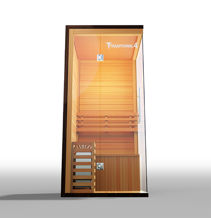 Medical Breakthrough Saunas Traditional 4™ 1 Person Indoor Steam Sauna - Fitness Recovery Lab