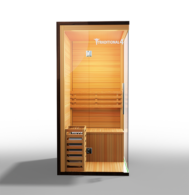 Medical Breakthrough Saunas Traditional 4™ 1 Person Indoor Steam Sauna - Fitness Recovery Lab