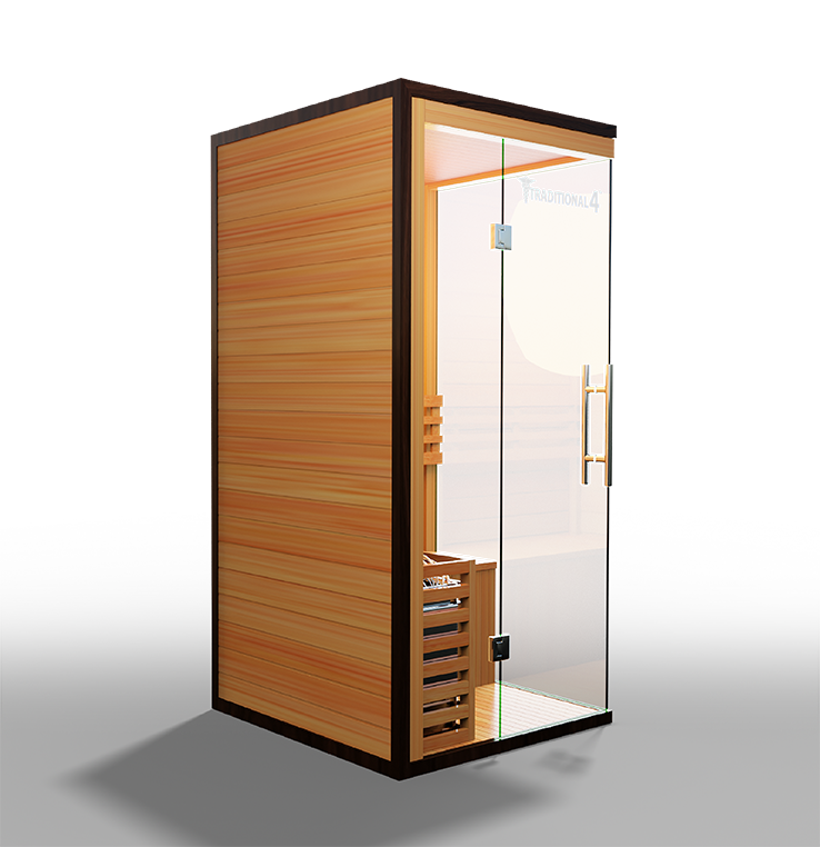 Medical Breakthrough Saunas Traditional 4™ 1 Person Indoor Steam Sauna - Fitness Recovery Lab