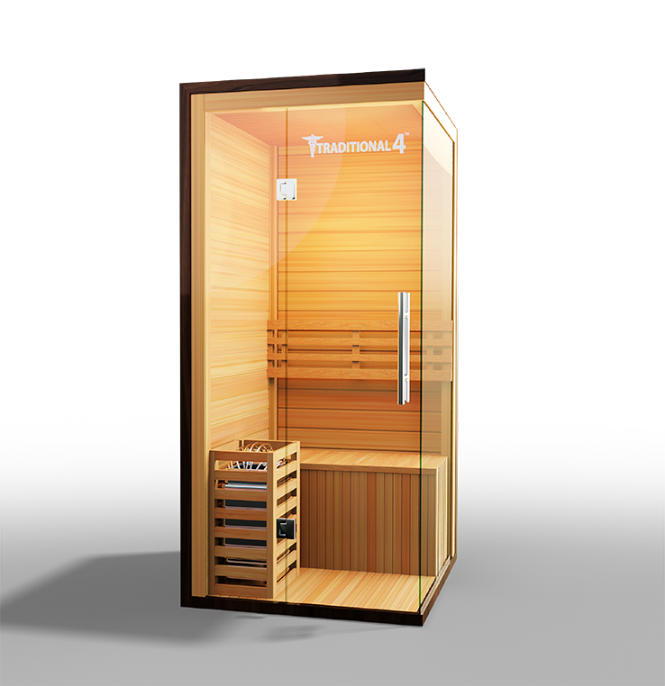 Medical Breakthrough Saunas Traditional 4™ 1 Person Indoor Steam Sauna - Fitness Recovery Lab