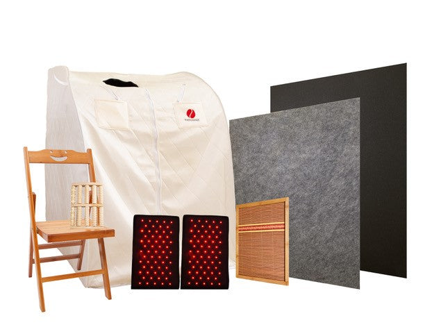 Therasage Portable Infrared Sauna with Red Light (White) - Thera360 PLUS Personal - Fitness Recovery Lab