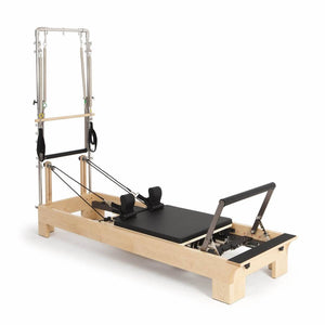 Elina Pilates Wood Reformer Machine with Tower - Fitness Recovery Lab