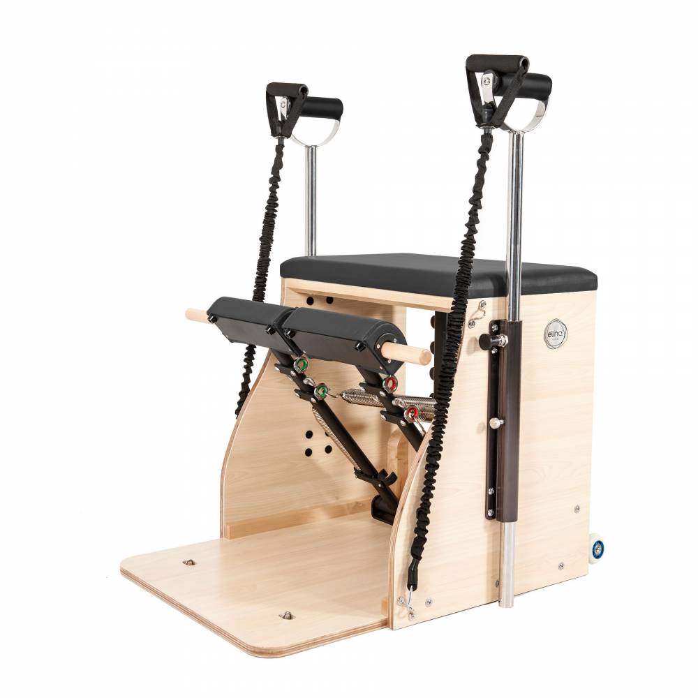 Elina Pilates Elite Wood Combo Chair with Handles - Fitness Recovery Lab