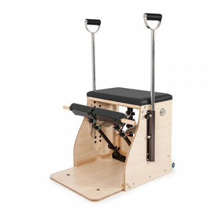 Elina Pilates Elite Wood Combo Chair with Handles - Pilates Reformers Plus