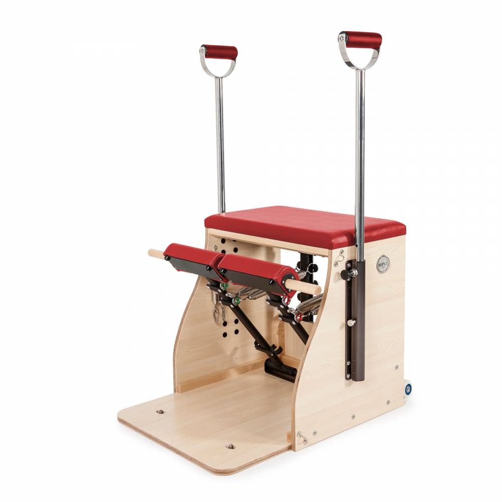 Elina Pilates Elite Wood Combo Chair with Handles - Pilates Reformers Plus
