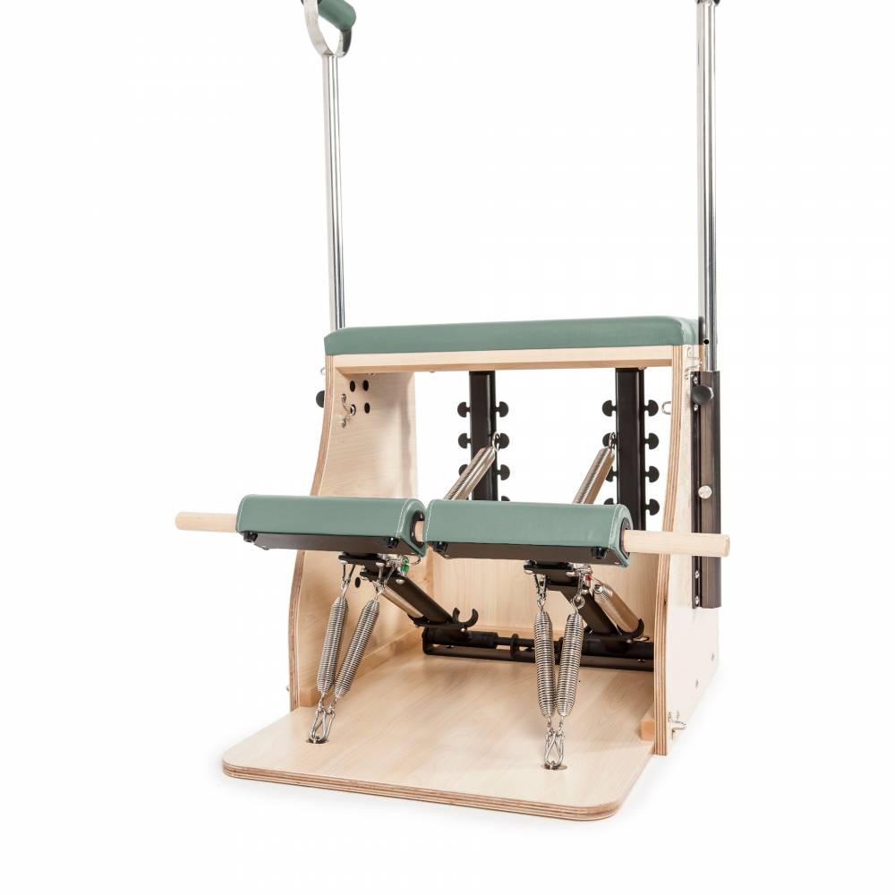Elina Pilates Elite Wood Combo Chair with Handles - Fitness Recovery Lab