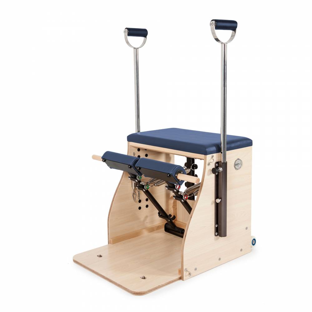 Elina Pilates Elite Wood Combo Chair with Handles - Pilates Reformers Plus